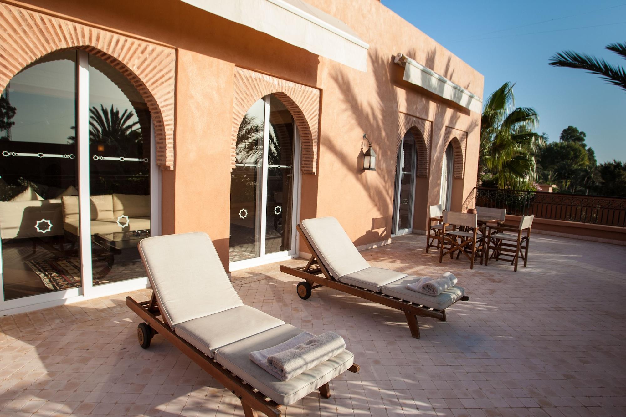 فندق تيكيدا جولف بالاس - ريلاى اند شاتو أغادير المظهر الخارجي الصورة The hotel's rooftop