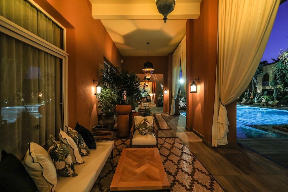 فندق تيكيدا جولف بالاس - ريلاى اند شاتو أغادير المظهر الخارجي الصورة The interior of the hotel