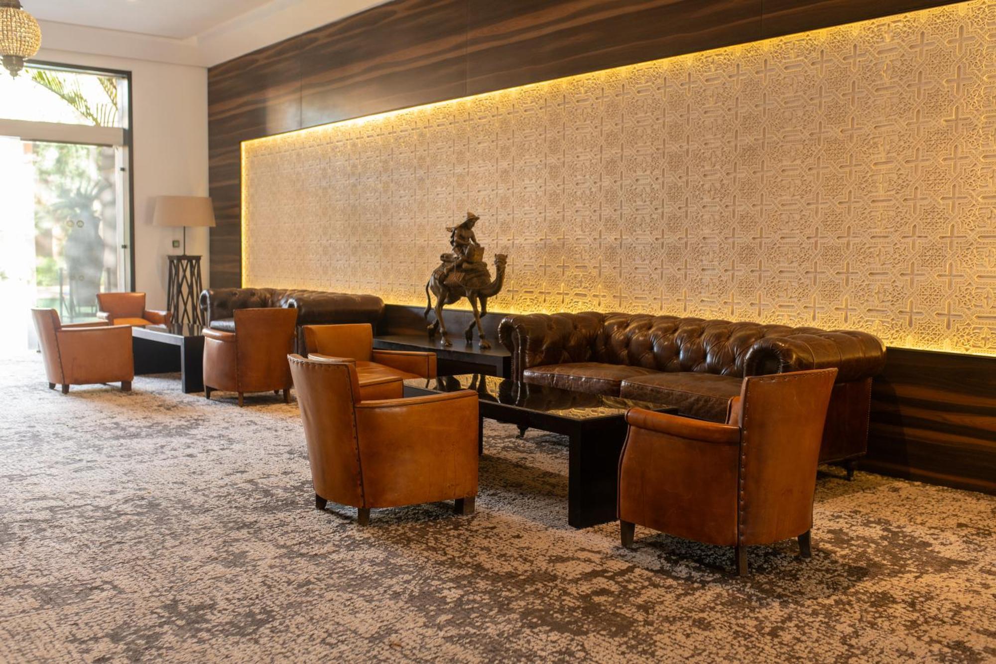 فندق تيكيدا جولف بالاس - ريلاى اند شاتو أغادير المظهر الخارجي الصورة The lobby of the hotel