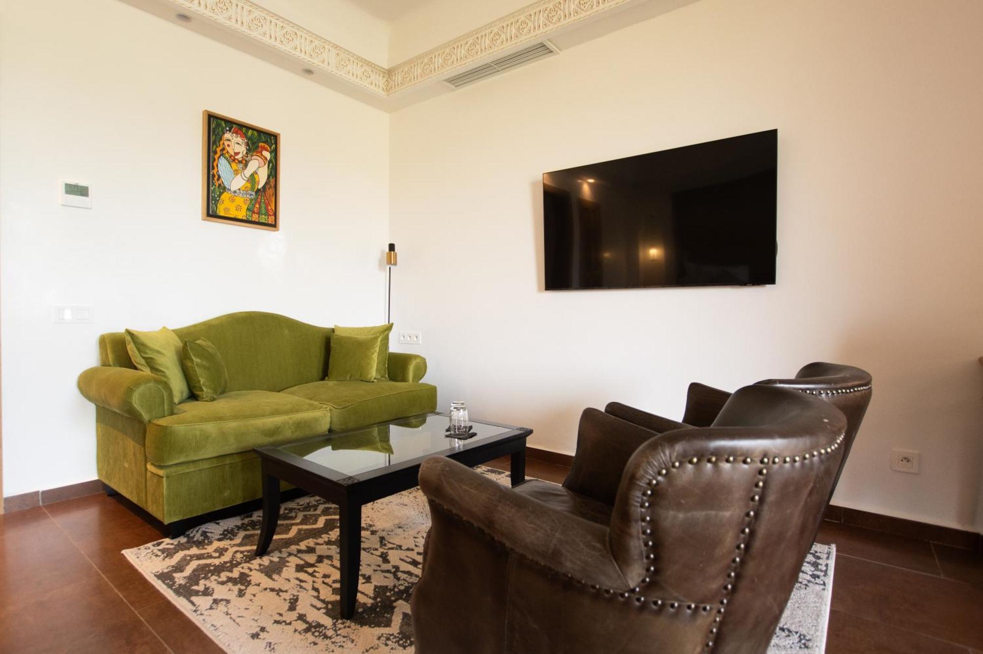 فندق تيكيدا جولف بالاس - ريلاى اند شاتو أغادير المظهر الخارجي الصورة A living room in the residence