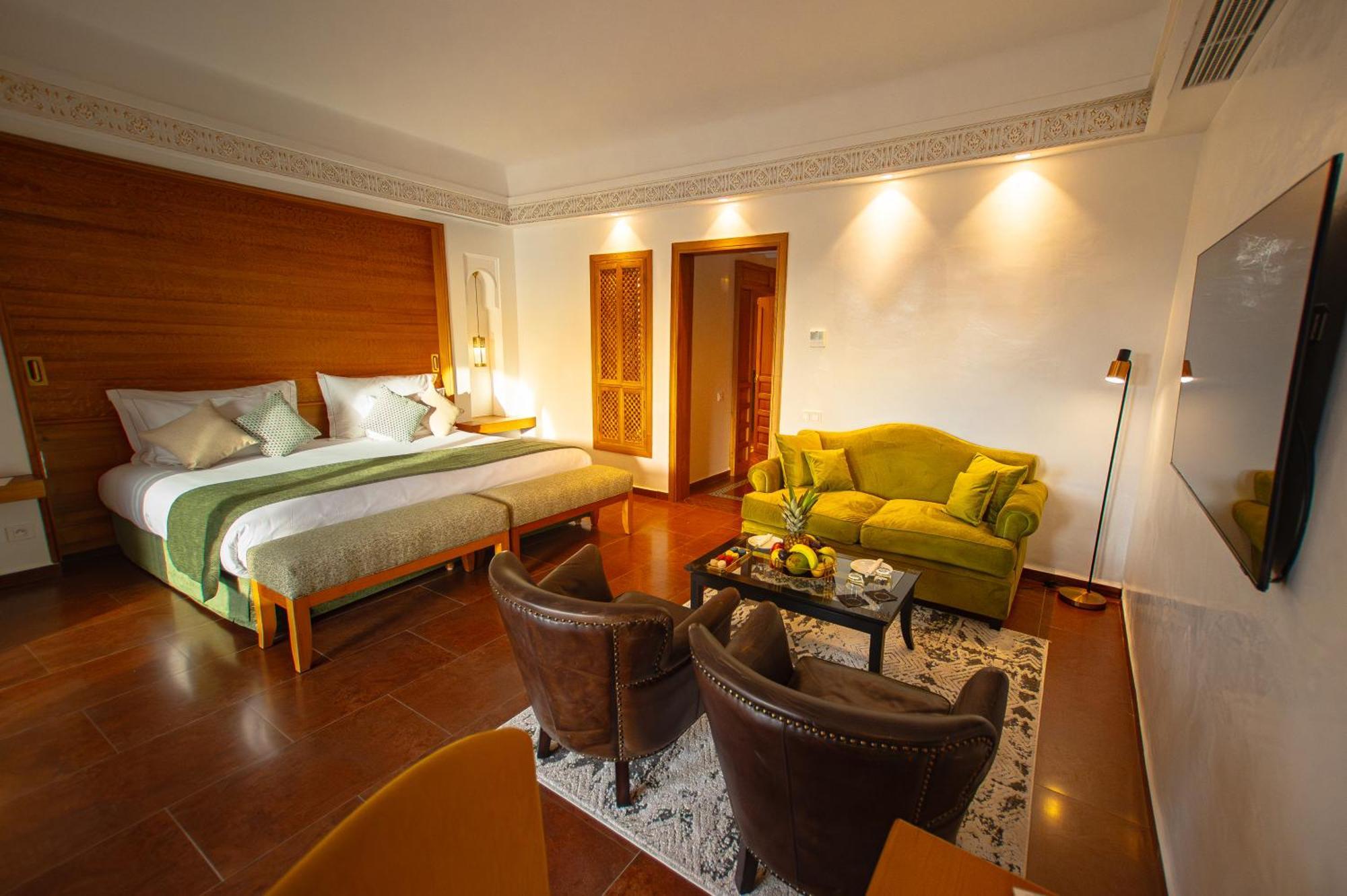 فندق تيكيدا جولف بالاس - ريلاى اند شاتو أغادير المظهر الخارجي الصورة A room at the hotel