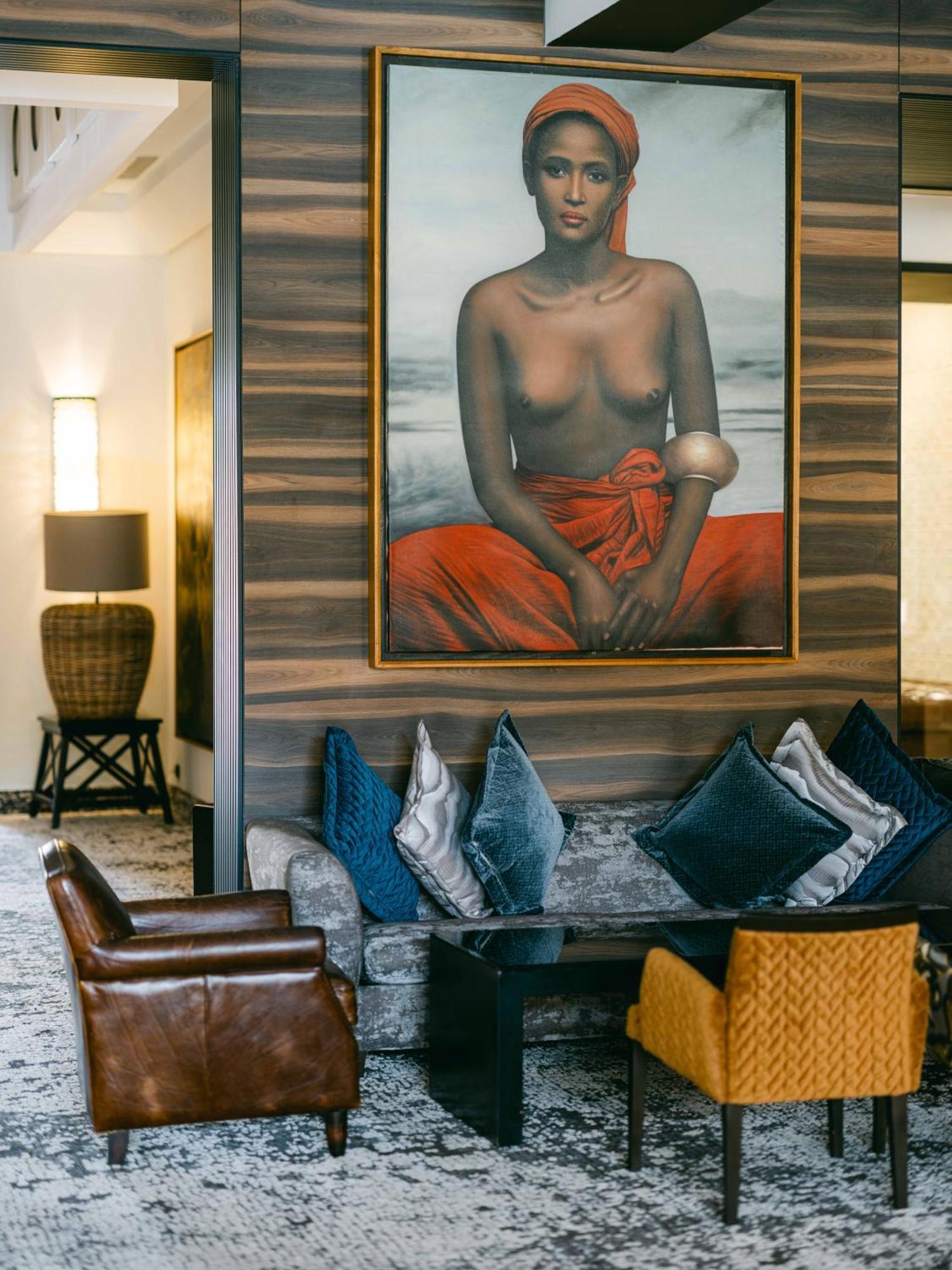 فندق تيكيدا جولف بالاس - ريلاى اند شاتو أغادير المظهر الخارجي الصورة The interior of the hotel
