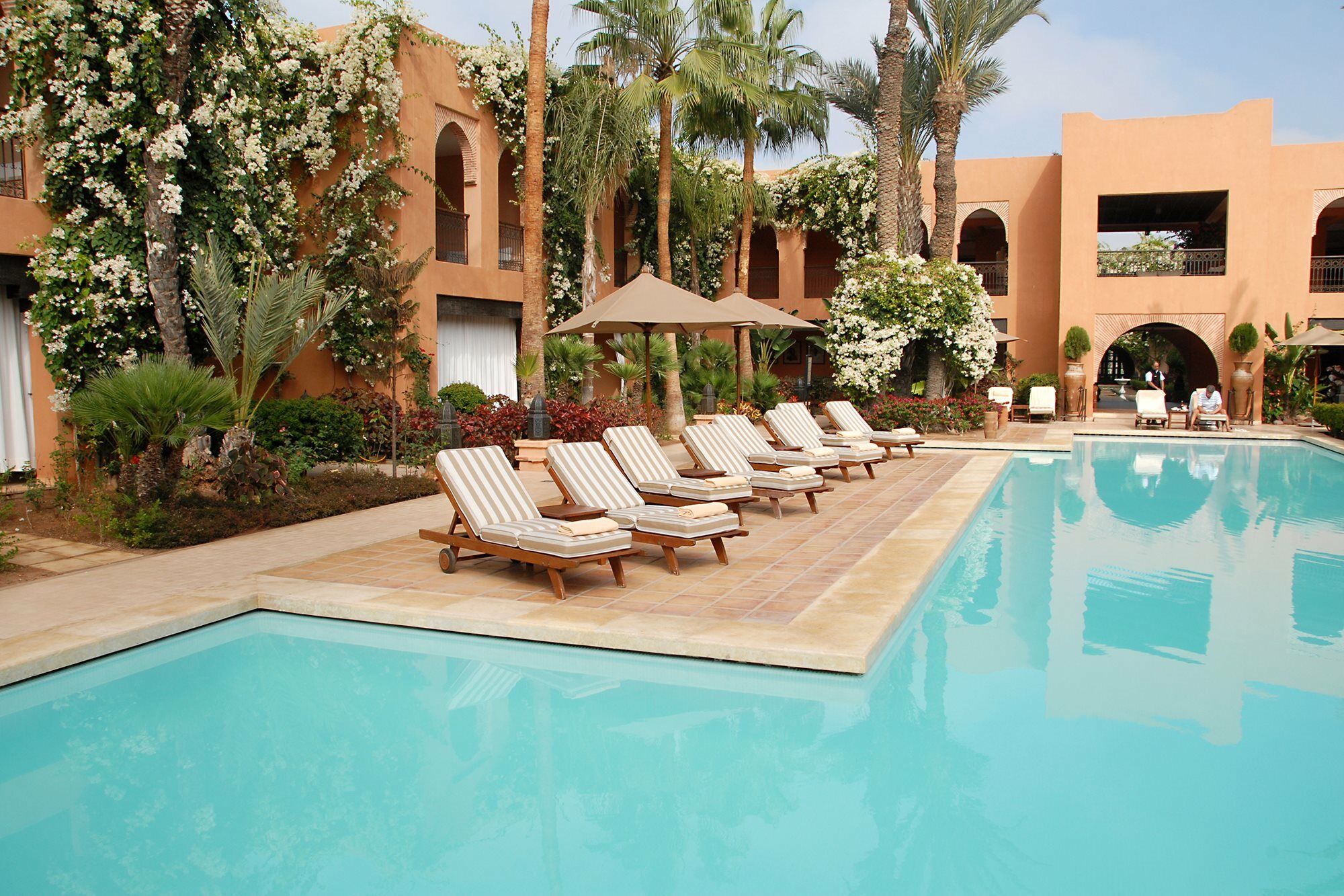 فندق تيكيدا جولف بالاس - ريلاى اند شاتو أغادير المظهر الخارجي الصورة The swimming pool at the hotel