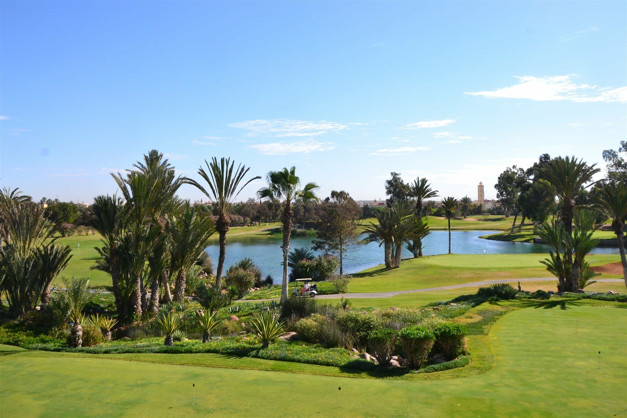 فندق تيكيدا جولف بالاس - ريلاى اند شاتو أغادير المظهر الخارجي الصورة Golf course in Marrakech